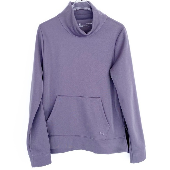 SALE 🛍️ UNDER ARMOUR Fleece lined Mock Neck Mirage Pullover Womens size XS - Picture 10 of 10
